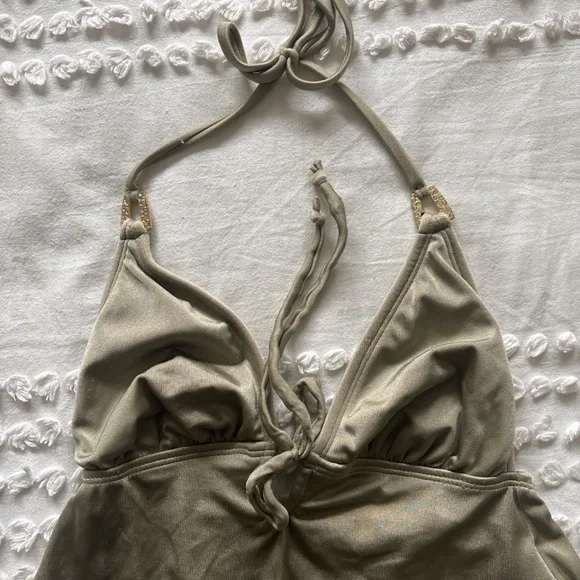 Badgley Mischka one piece swimsuit dress - Picture 2 of 4